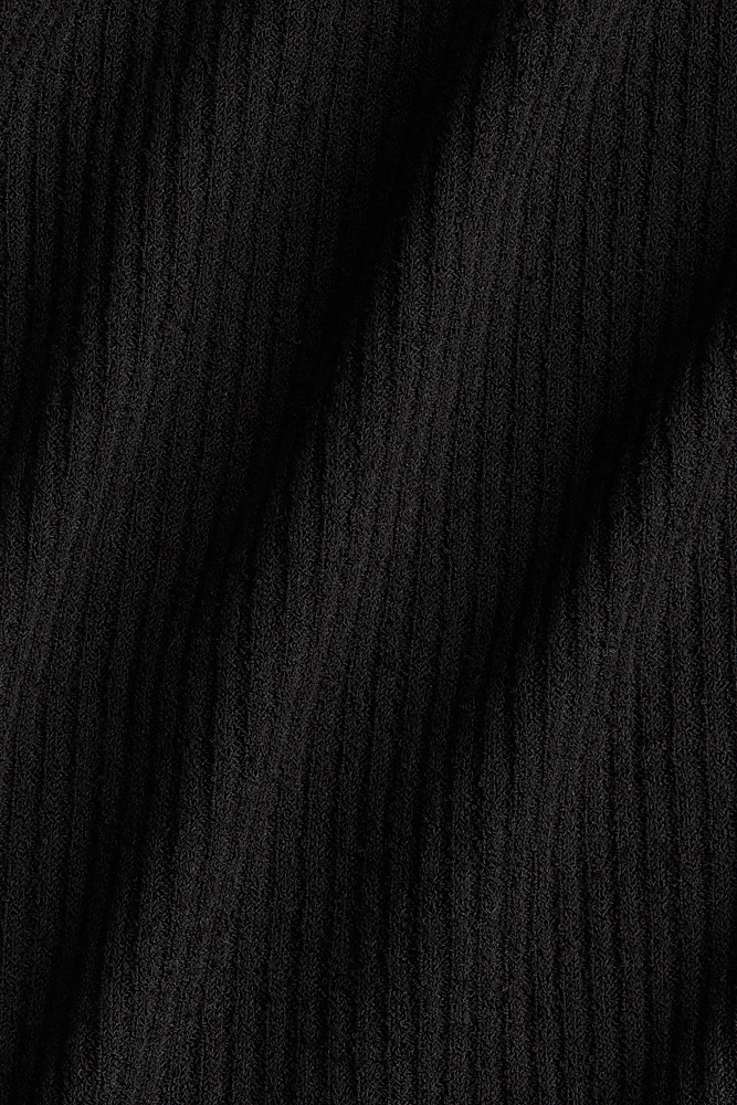 Rib-Knit Off-the-Shoulder Top