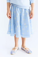 Patterned Pointelle Skirt