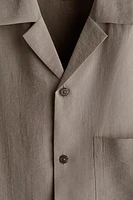 Chemise ample avec col cubain