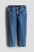 Tapered Cotton-blend Jeans