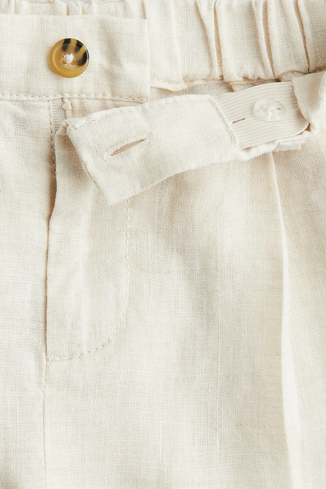 Loose-Fit Linen Pants