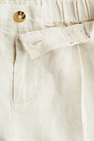 Loose-Fit Linen Pants