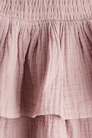 Tiered Muslin Skirt