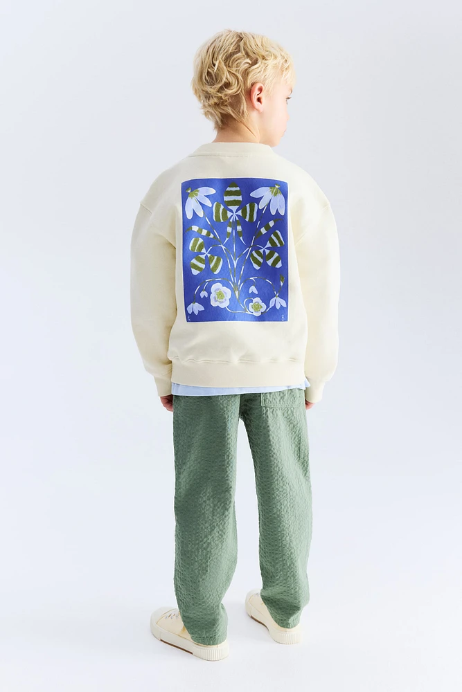 Printed Cotton Sweatshirt