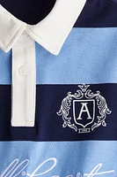 Text-Motif Polo Shirt