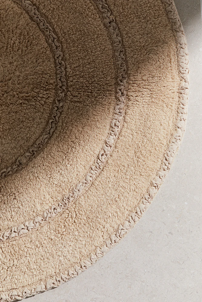 Round Cotton Bath Mat