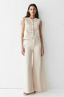 Crochet-Look Vest