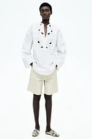 Blouse avec broderie anglaise