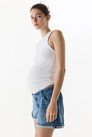 MAMA Denim Shorts