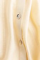 Linen-Blend Dress