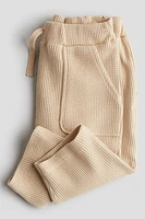 Waffled Cotton Joggers