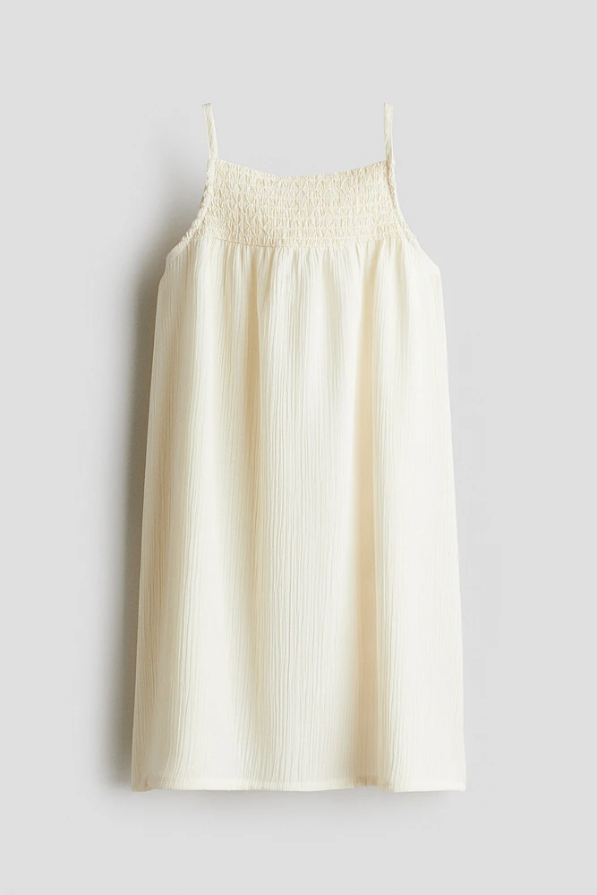 Smocked Strappy Dress