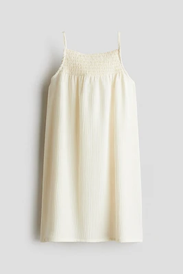 Smocked Strappy Dress