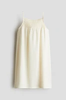 Smocked Strappy Dress