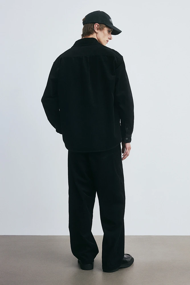 Loose Fit Corduroy Shirt