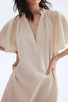 A-Line Muslin Dress