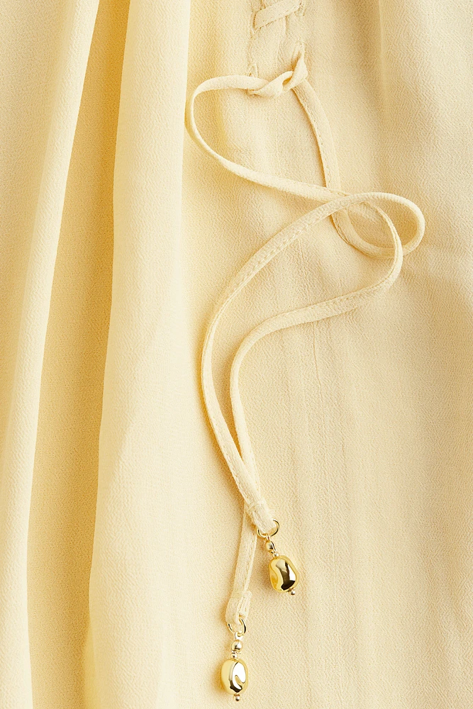Oversized Chiffon Blouse