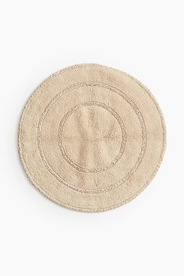Round Cotton Bath Mat