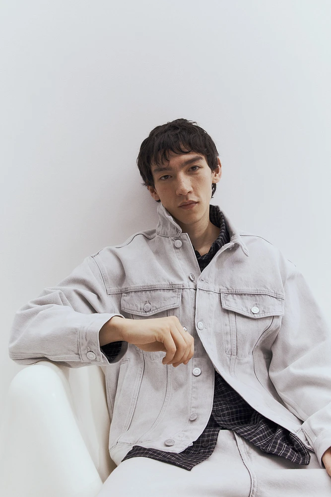 Loose-Fit Denim Jacket