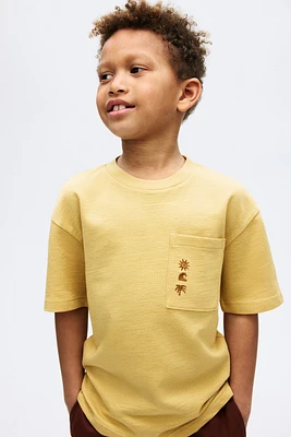 Embroidered-Detail Cotton T-Shirt