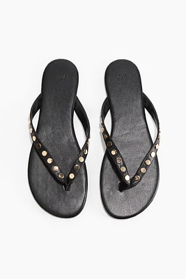 Studded Flip-Flops