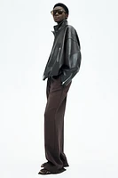 Wide-Leg Dress Pants