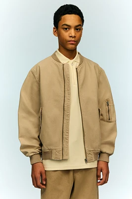 Twill Bomber Jacket