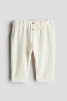 Ribbed Velour Pants