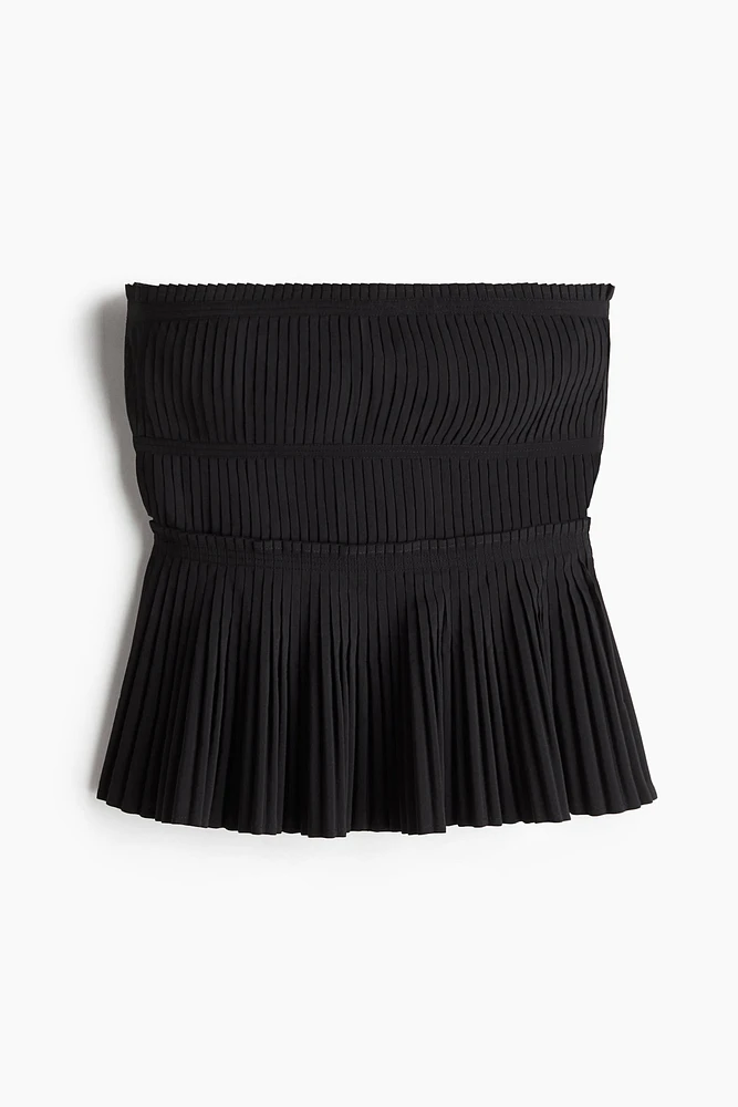Pleated Bandeau Top