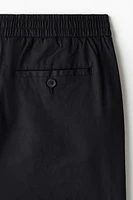Relaxed-Fit Poplin Shorts