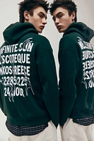 Loose Fit Printed Hoodie