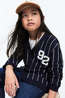 Appliquéd Cardigan
