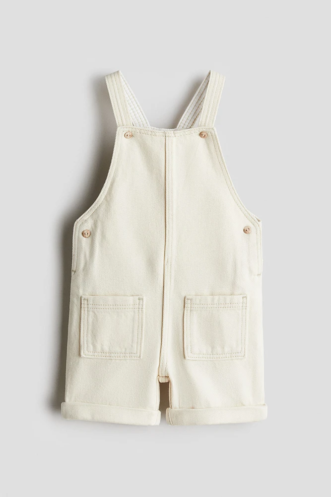 Salopette short en denim