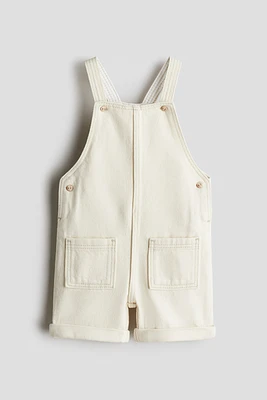 Salopette short en denim