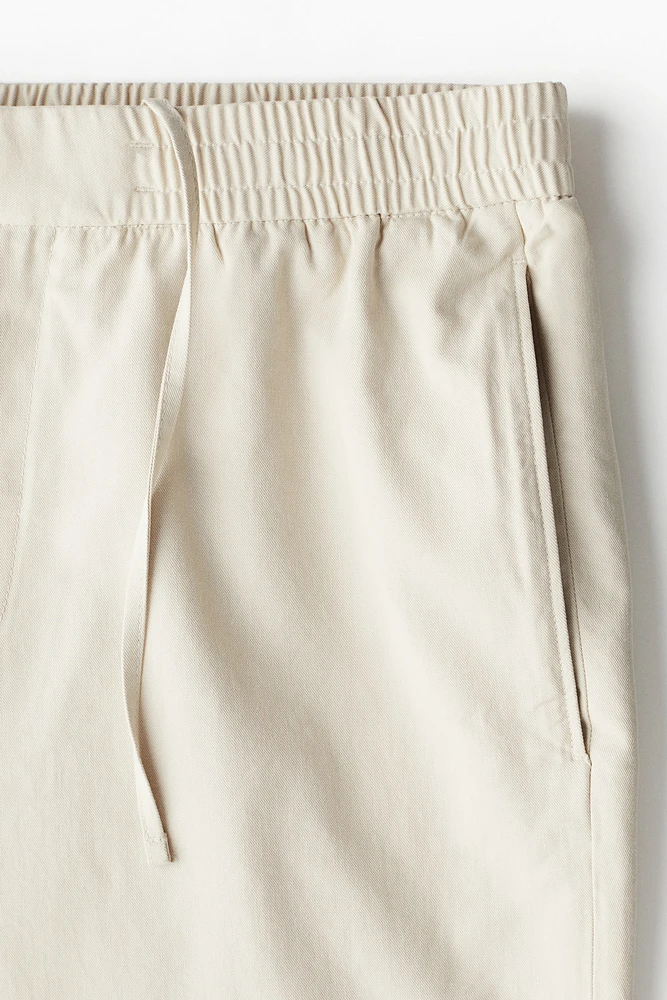 Relaxed-Fit Wool-Blend Twill Pants