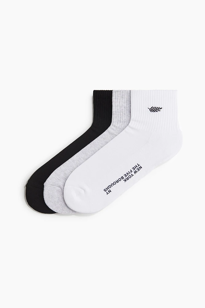 3-Pack Short Socks