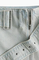 Denim Mini Skirt