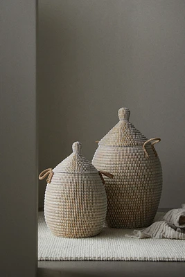 Large Storage Basket with Lid