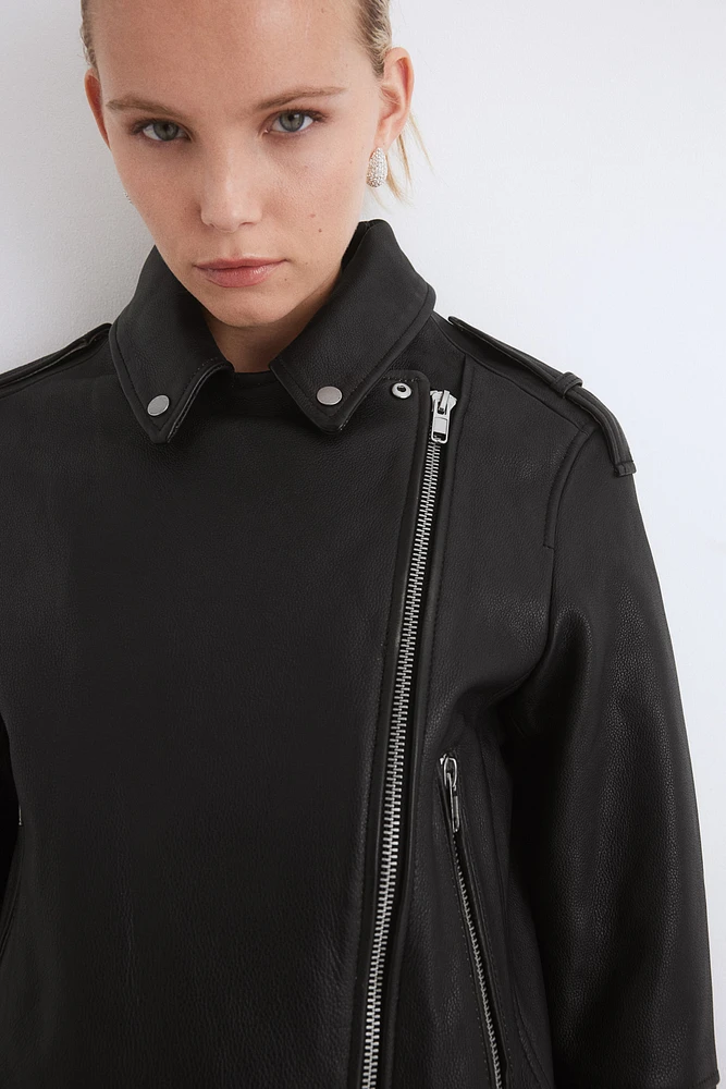 Leather Biker Jacket