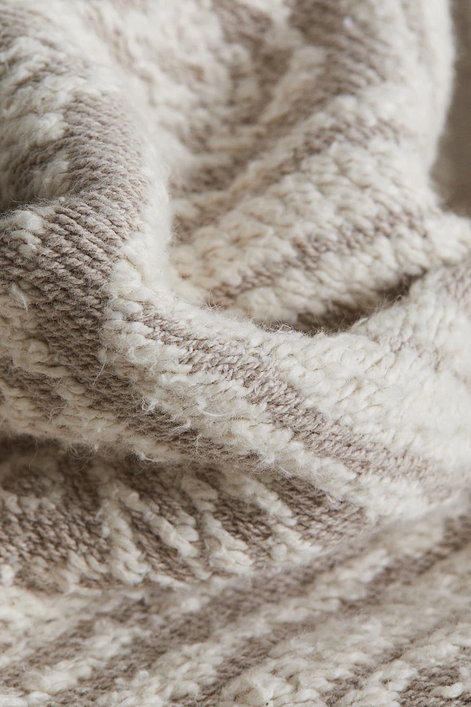 Textured-Pattern Cushion Cover