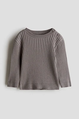 Rib-Knit Sweater
