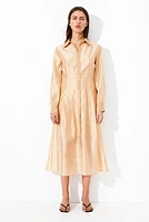 Shirt Dress with Tapered Waist