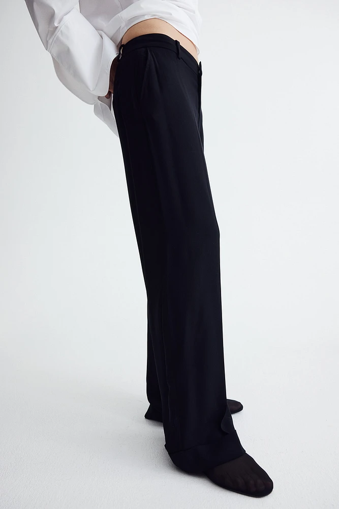 Dress Pants with Foldover Cuffs