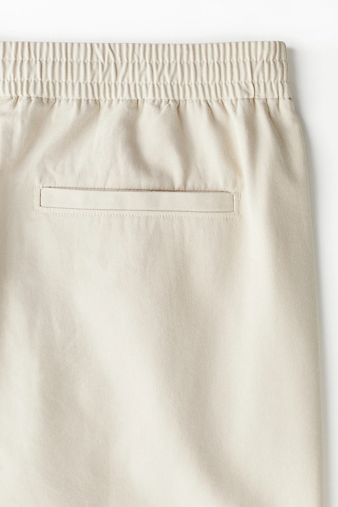Relaxed-Fit Wool-Blend Twill Pants