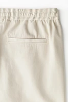Relaxed-Fit Wool-Blend Twill Pants