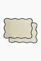 2-Pack Water-Repellent Placemats