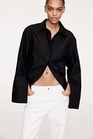 Slit-Cuff Shirt