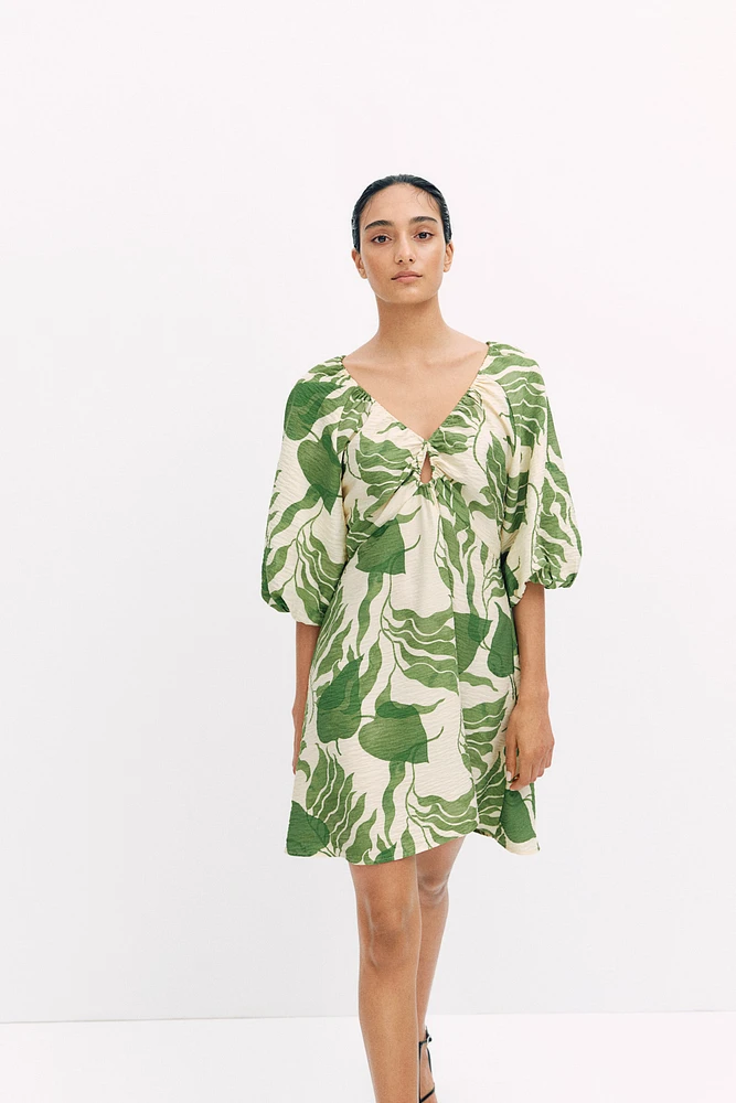 Crêpe Mini Dress