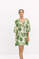 Crêpe Mini Dress