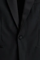 Slim-Fit Wool-Blend Tuxedo Jacket